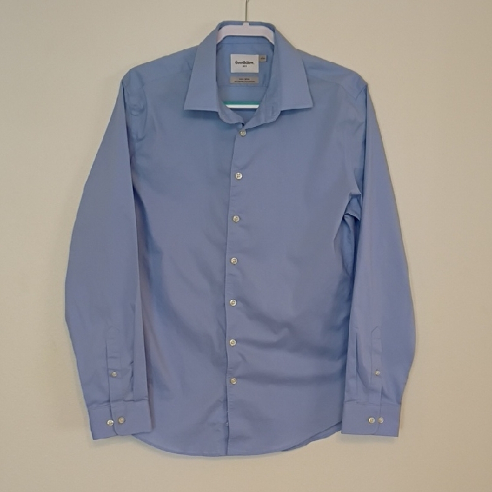 Goodfellow & Co Blue Dress Shirt Classic Elegance NWOTs